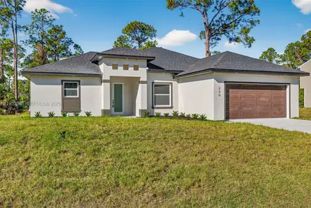 New construction Single-Family house 220 Lomax Ave, Lehigh Acres, FL 33974 - image
