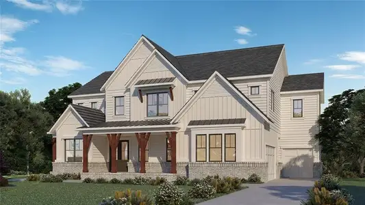 New construction Single-Family house 506 Old Harbor Dr, Atlanta, GA 30328 - image