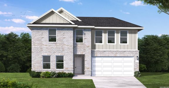 New construction Single-Family house 17312 Scotch Pine Dr, Elmendorf, TX 78112 plan Donley - image
