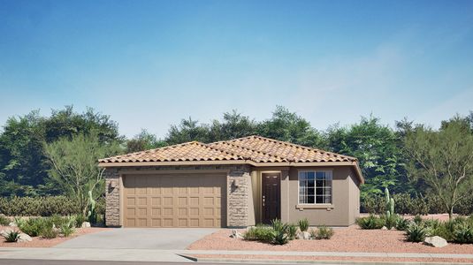 New construction Single-Family house 9612 W Mcdowell Rd, Marana, AZ 85658 plan Arcadia - image