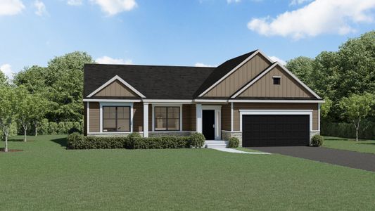New construction Land house 40 Fieldstream Ln, Lancaster, NY 14086 plan Mallory 19A - image