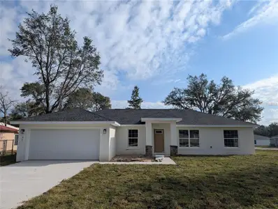 New construction Single-Family house 3399 W Usher Dr, Citrus Springs, FL 34433 - image