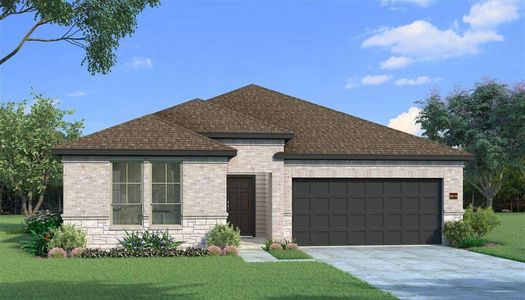 New construction Single-Family house 4035 Colony River Rock, Pinehurst, TX 77362 Elderberry J- photo 0