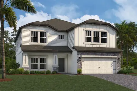 New construction Single-Family house 8928 Runaway Breeze Dr, Land O' Lakes, FL 34637 plan Coronado III - image