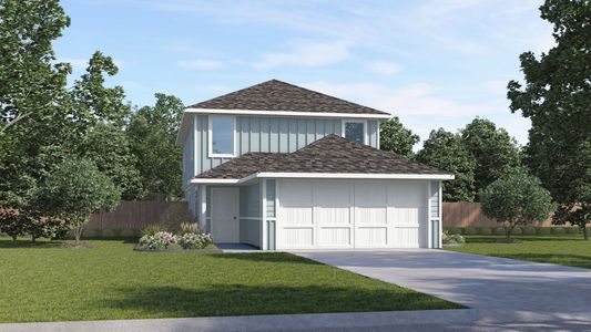 New construction Single-Family house 336 Bollinger Blvd, Maxwell, TX 78656 plan The Emory - image