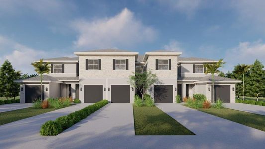 New construction Townhouse house 106 Lakeside Landing Dr, Royal Palm Beach, FL 33411 plan Bondi - image