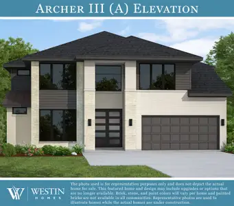 New construction Single-Family house 409 Aztec Cave Dr, New Caney, TX 77357 plan The Archer III - image