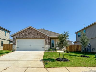 New construction Single-Family house 4211 Thyme Garden, Von Ormy, TX 78073 The Caroline- photo 0