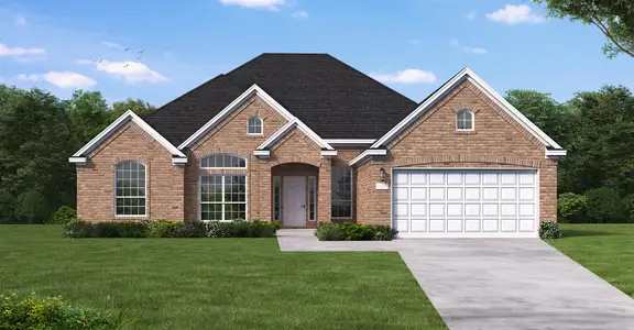 New construction Single-Family house 108 Red Hawk Dr, Marble Falls, TX 78654 plan San Simeon - image