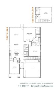 New construction Single-Family house El Paso, TX 79928 plan Rose-1941SSC - image