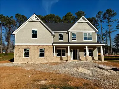 New construction Single-Family house 1451 Stephens View Dr, Loganville, GA 30052 The Dover- photo 0