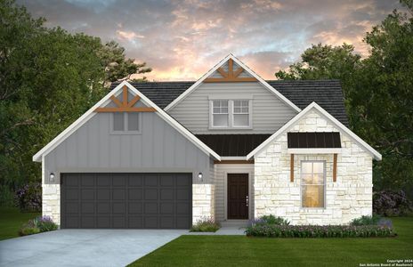 New construction Single-Family house 12510 Ropesville, San Antonio, TX 78253 Mooreville- photo 0