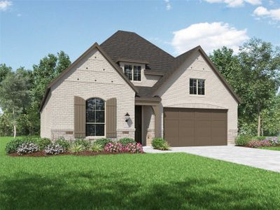 New construction Single-Family house 18143 Hemlock Hazel Ln, Magnolia, TX 77355 Newport Plan- photo 0