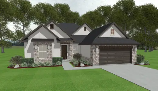 New construction Single-Family house 4019 Pacific Crest Wy, Bryan, TX 77802 plan The Emily - image