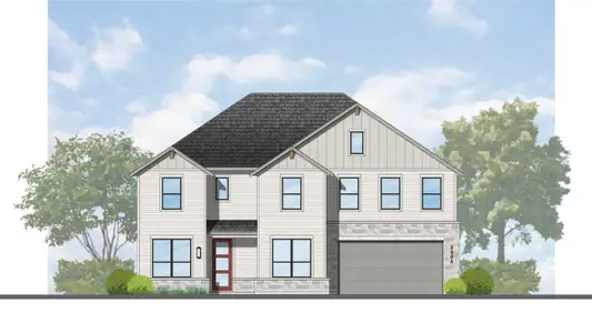 New construction Single-Family house 204 Rollo Rd, Liberty Hill, TX 78642 plan Tucker - image