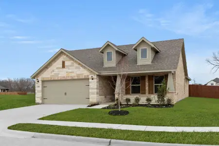 New construction Single-Family house 1120 Rushing Ct, Aubrey, TX 76227 plan Lincoln - image