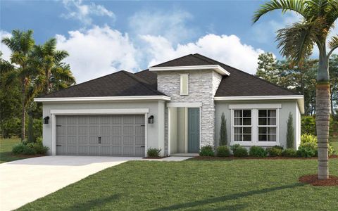 New construction Single-Family house 7625 Marina Bay Cv, Palmetto, FL 34221 - image