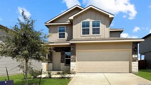 New construction Single-Family house 260 Violet Sylph, San Antonio, TX 78253 plan The Hanna - image
