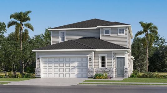 New construction Single-Family house 5608 Lagoon Cruise Wy, Jacksonville, FL 32234 plan Conway - image