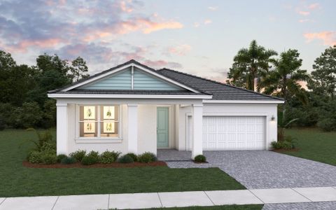 New construction Single-Family house 6857 Nw Glynlea Blvd, Port St. Lucie, FL 34987 plan Ravenna - image