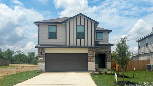 New construction Single-Family house 4018 Common Sage, Von Ormy, TX 78073 The Kate - photo 0