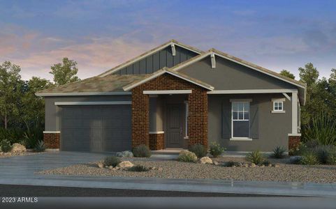 New construction Single-Family house 20669 E Via Del Jardin, Queen Creek, AZ 85142 Cambridge- photo 0