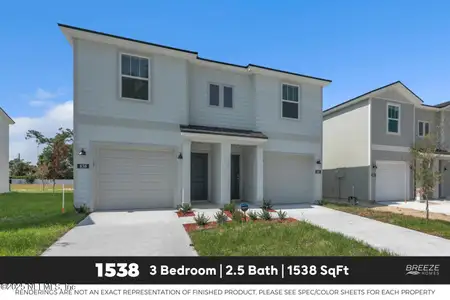 New construction Townhouse house 6209 Cowford Landing Walk, Jacksonville, FL 32219 Juniper- photo 0