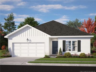 New construction Single-Family house 5755 Panther Dr, Hope Mills, NC 28348 plan Sunset - image