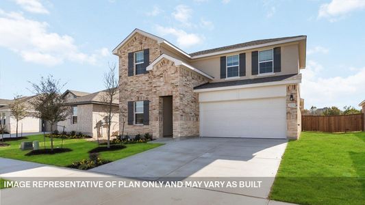 New construction Single-Family house 1804 Side Buster Trl, Leander, TX 78641 plan The Mitchell - image