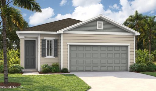 New construction Single-Family house 5896 Tomahawk Lake Drive, Jacksonville, FL 32254 Fraser- photo 0