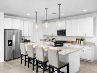 Kitchen in the Lark Floorplan modeled at Rancho Mirage