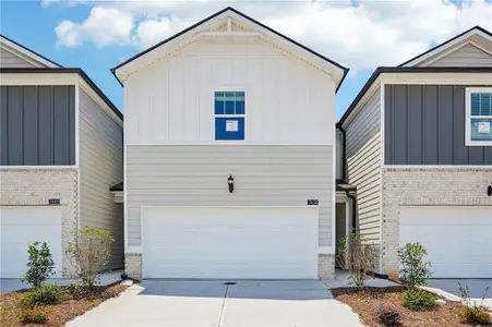 New construction Townhouse house 7838 Marie Wy, Fairburn, GA 30213 plan Jewel - image