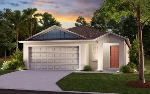 New construction Single-Family house 1763 Vanilla St, Haines City, FL 33844 plan Magenta - image