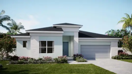 New construction Single-Family house 1524 Stockbridge St, Loxahatchee, FL 33470 Caraway- photo 0