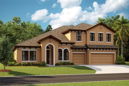 New construction Single-Family house 14633 Swiss Bridge Drive, Lithia, FL 33547 Key West II- photo 0