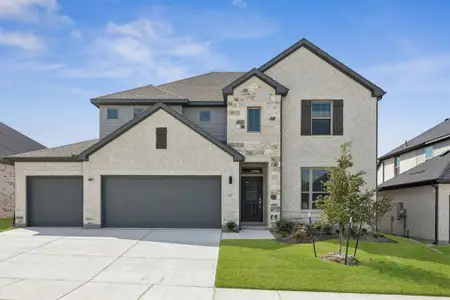 New construction Single-Family house 173 Bright Alcove Ct, Lavon, TX 75166 plan Masters | Elevon 60's - image