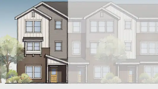 New construction Townhouse house 5421 N Eaton Park Wy, Aurora, CO 80019 plan Lincoln - image
