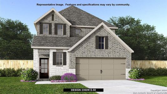 New construction Single-Family house New Braunfels, TX 78130 Design 2392W- photo 0