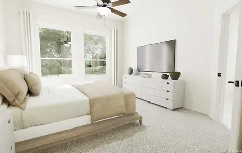 New construction Single-Family house 1706 Hidden Fox, New Braunfels, TX 78132 plan The Pine - image