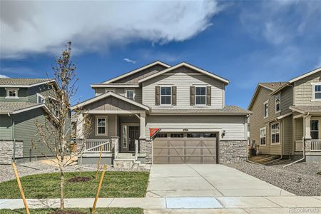 New construction Single-Family house 10170 Wheeling Street, Commerce City, CO 80022 Elbert- photo 0