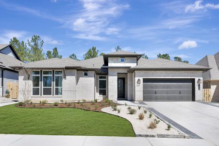 New construction Single-Family house 1728 Howler Wy, Todd Mission, TX 77316 plan The Marigold - image