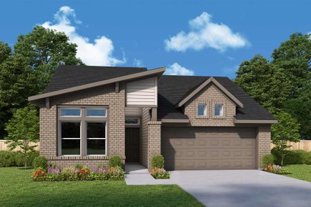 New construction Single-Family house 439 Audubons Shearwater Wy, Magnolia, TX 77354 The Baileywood- photo 0