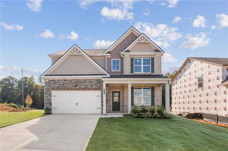 New construction Single-Family house 8131 Pine Ridge Rd, South Fulton, GA 30213 plan Inwood - image