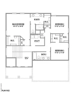 Plan V432 2nd Floor