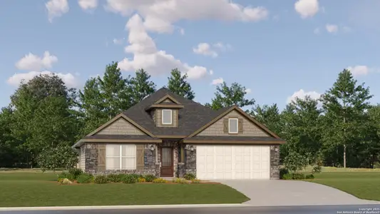 New construction Single-Family house 1932 Longspur Cv, New Braunfels, TX 78130 plan Rosso - image