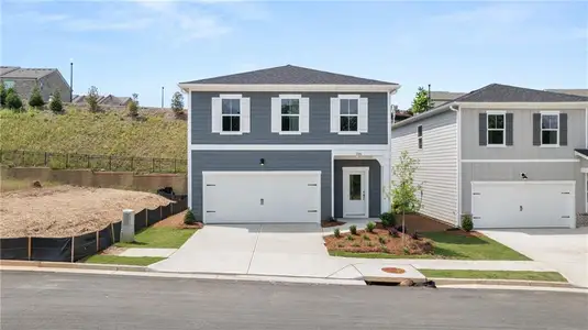 New construction Single-Family house 236 Black Walnut Wy, Canton, GA 30114 plan The Burton A - image