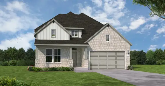 New construction Single-Family house 221 Rambling Rapids Dr, Georgetown, TX 78628 plan Schertz - image