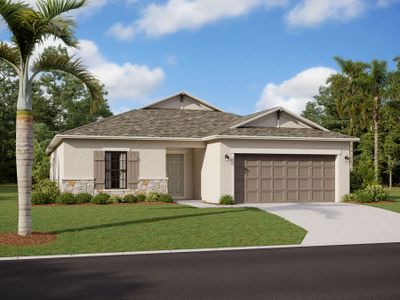 New construction Single-Family house 9880 Last Light Glen, Parrish, FL 34219 Palisades- photo 1 1