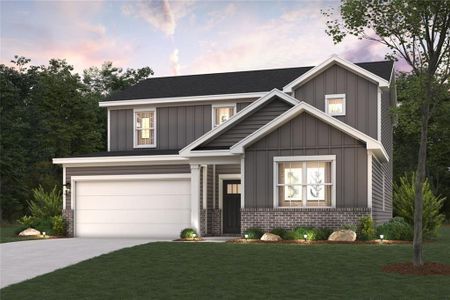 New construction Single-Family house 176 Poplar Bluff Wy, Jefferson, GA 30549 plan Harding - image
