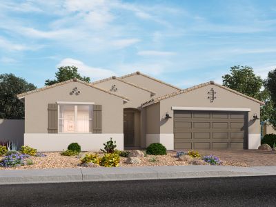 New construction Single-Family house 25269 N 160th Dr, Surprise, AZ 85387 plan Amber - image